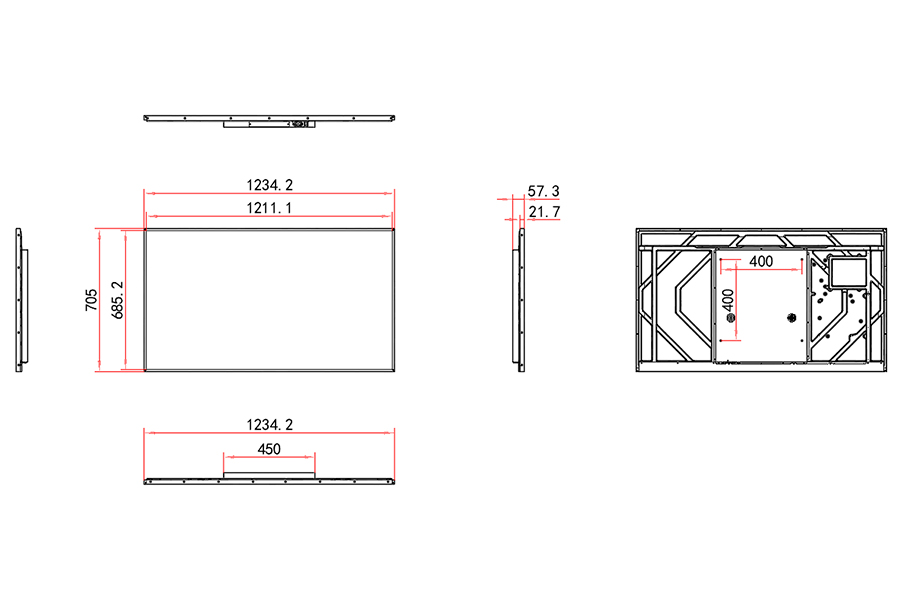 Информационный дисплей BOE 55" SL55UM-MA01