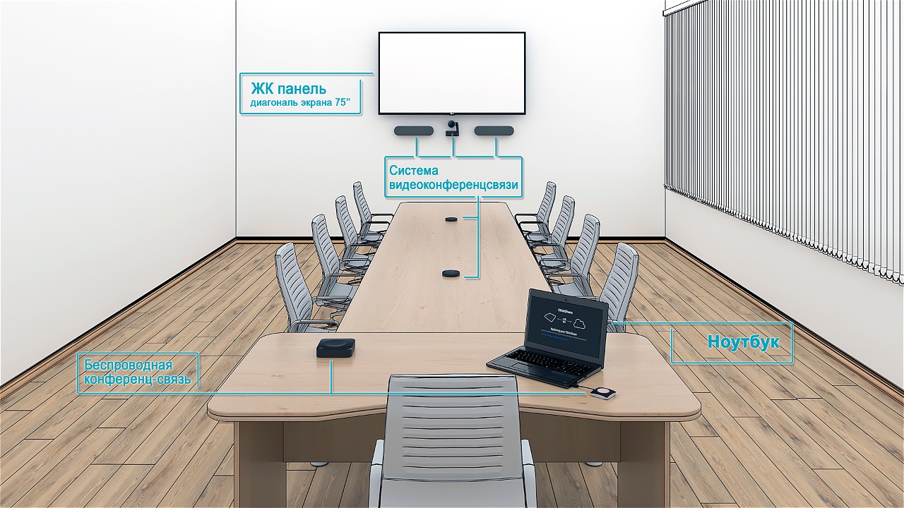 Конференц зал на 40 мест(Стандарт)