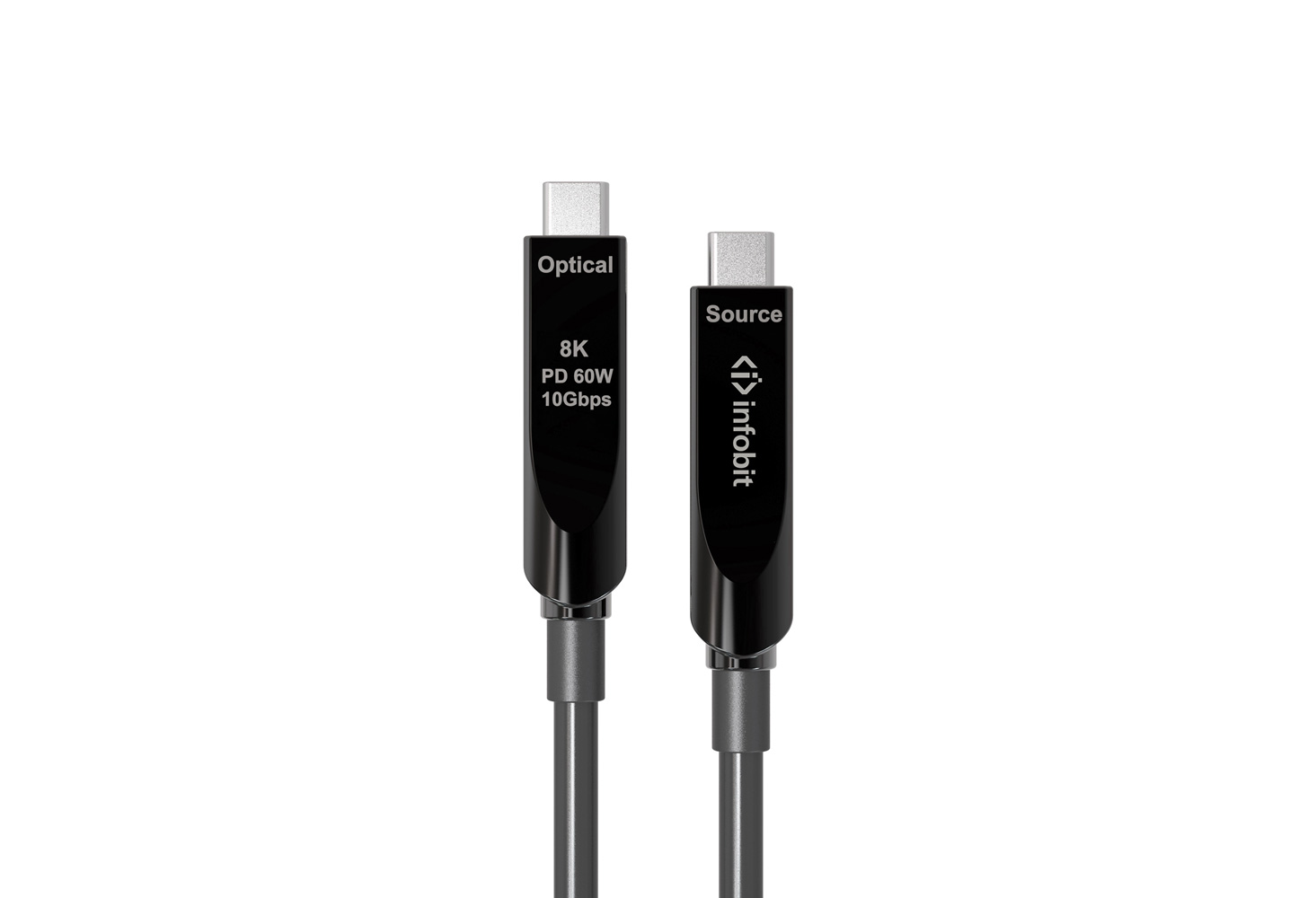 Кабель оптический активный USB 3.1 Gen 2 Infobit AOC-USB31-CCDV-10