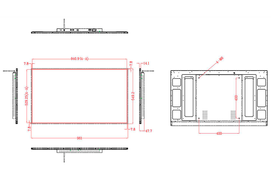 Информационный дисплей BOE 43" SL43UM-MA01