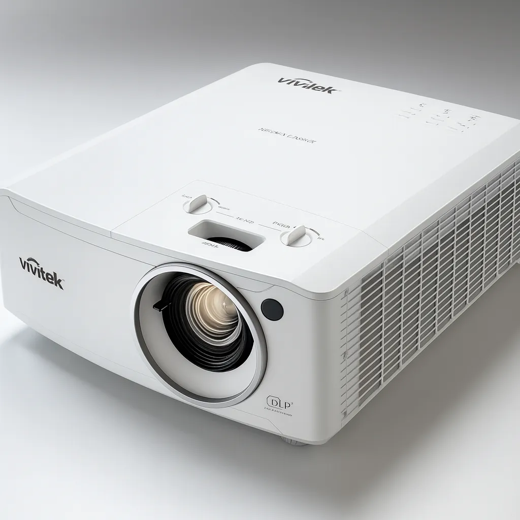 Vivitek DU4771Z — инсталляционный проектор Проектор Vivitek DU4771Z в интерьере конференц-зала